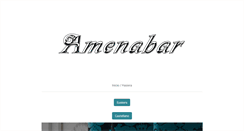 Desktop Screenshot of amenabardecoracion.com