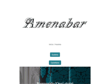 Tablet Screenshot of amenabardecoracion.com